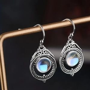 Moonlight stone fish hook earrings. NWT. Fast Ship. Boutique.